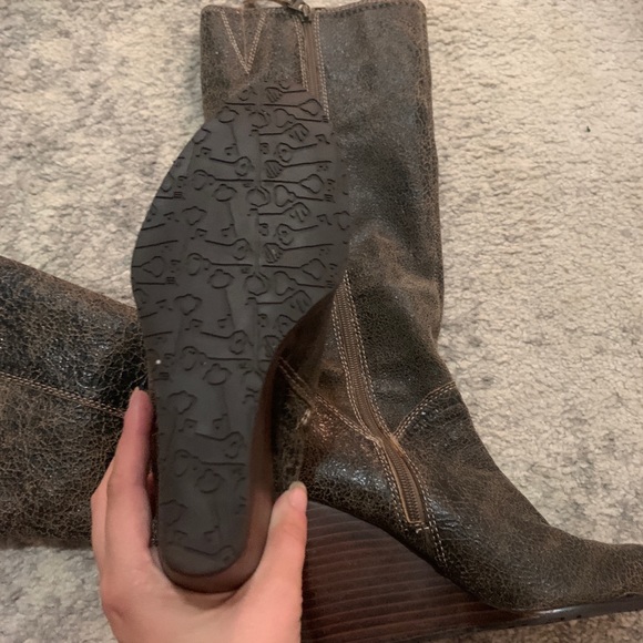 Fossil Caroline Wedge Boots 7 - Picture 3 of 5